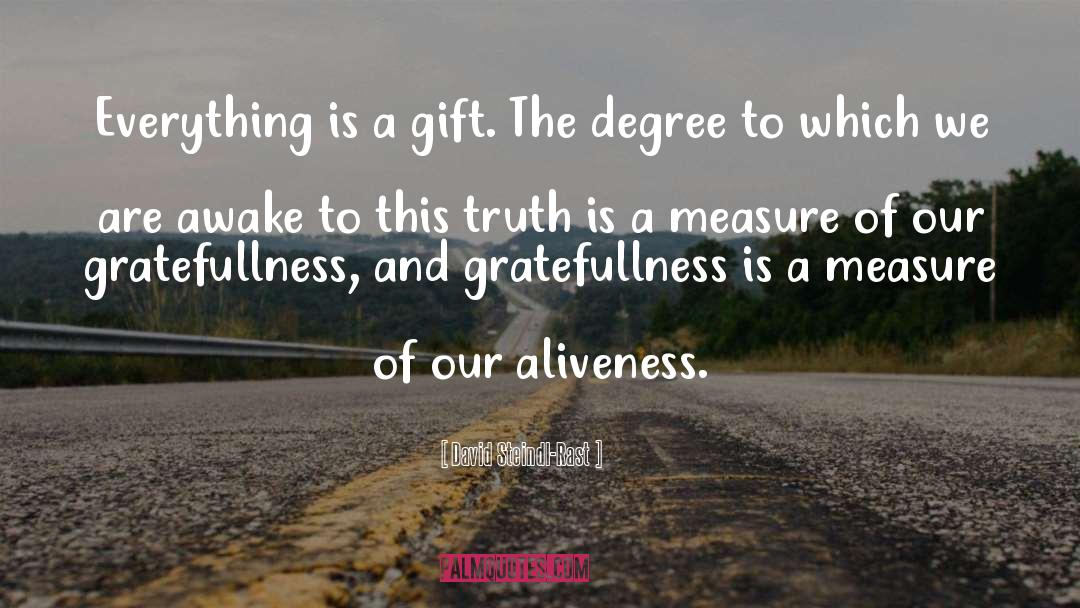 Aliveness quotes by David Steindl-Rast