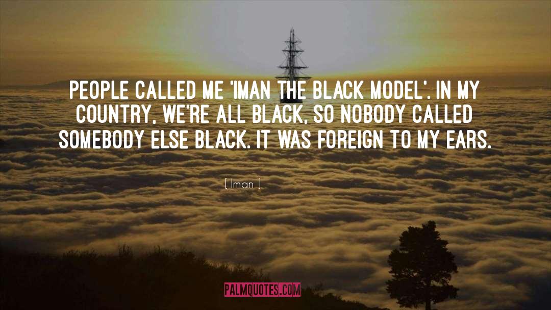 All Black quotes by Iman