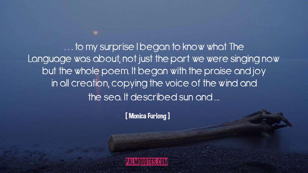 All Creation quotes by Monica Furlong