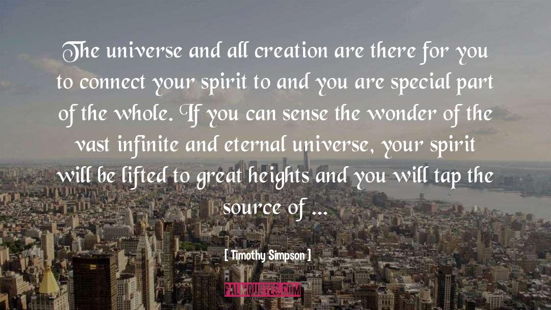 All Creation quotes by Timothy Simpson