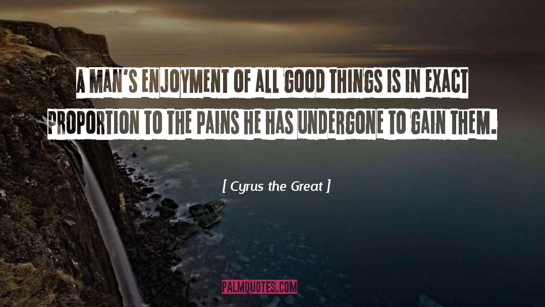 All Good quotes by Cyrus The Great
