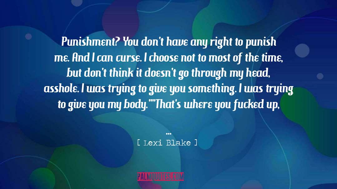 All I Want Is You Lyrics quotes by Lexi Blake