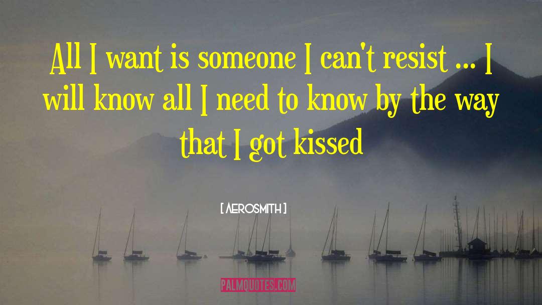 All I Want Is You quotes by Aerosmith
