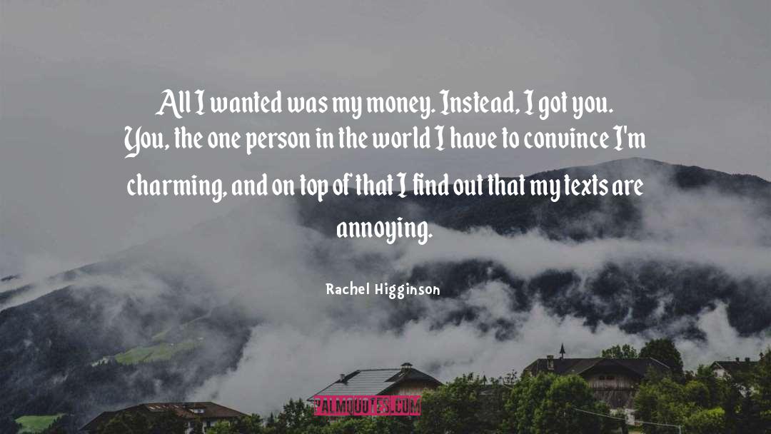 All I Wanted quotes by Rachel Higginson