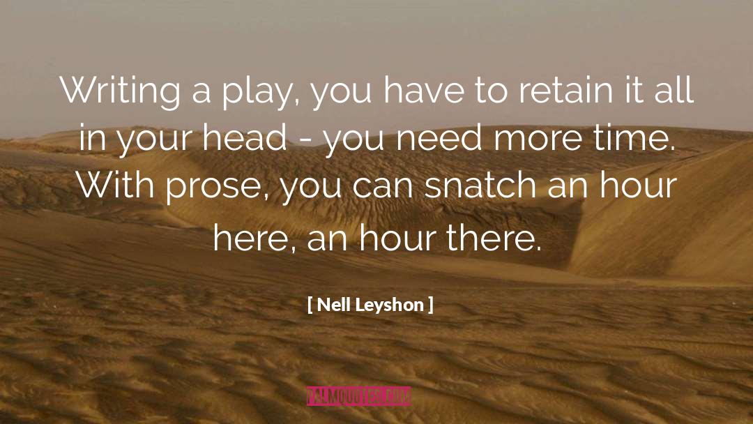 All In Your Head quotes by Nell Leyshon