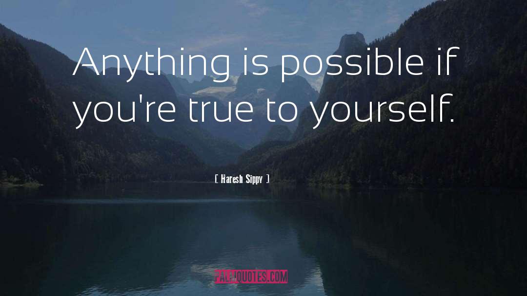 All Is Possible quotes by Haresh Sippy