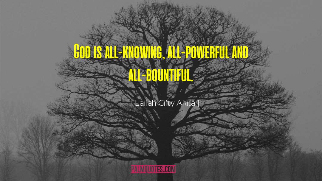 All Knowing quotes by Lailah Gifty Akita