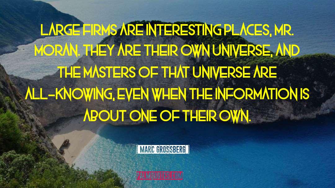 All Knowing quotes by Marc Grossberg