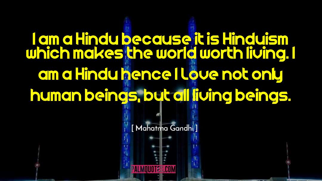 All Living Beings quotes by Mahatma Gandhi