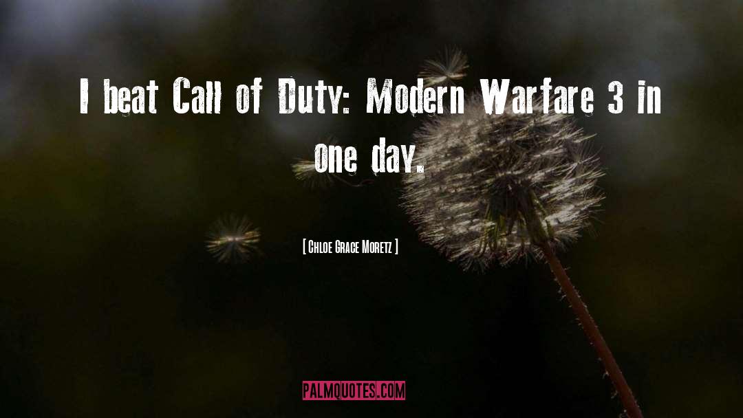 All Modern Warfare quotes by Chloe Grace Moretz