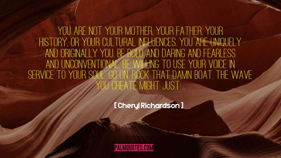 All Mother quotes by Cheryl Richardson