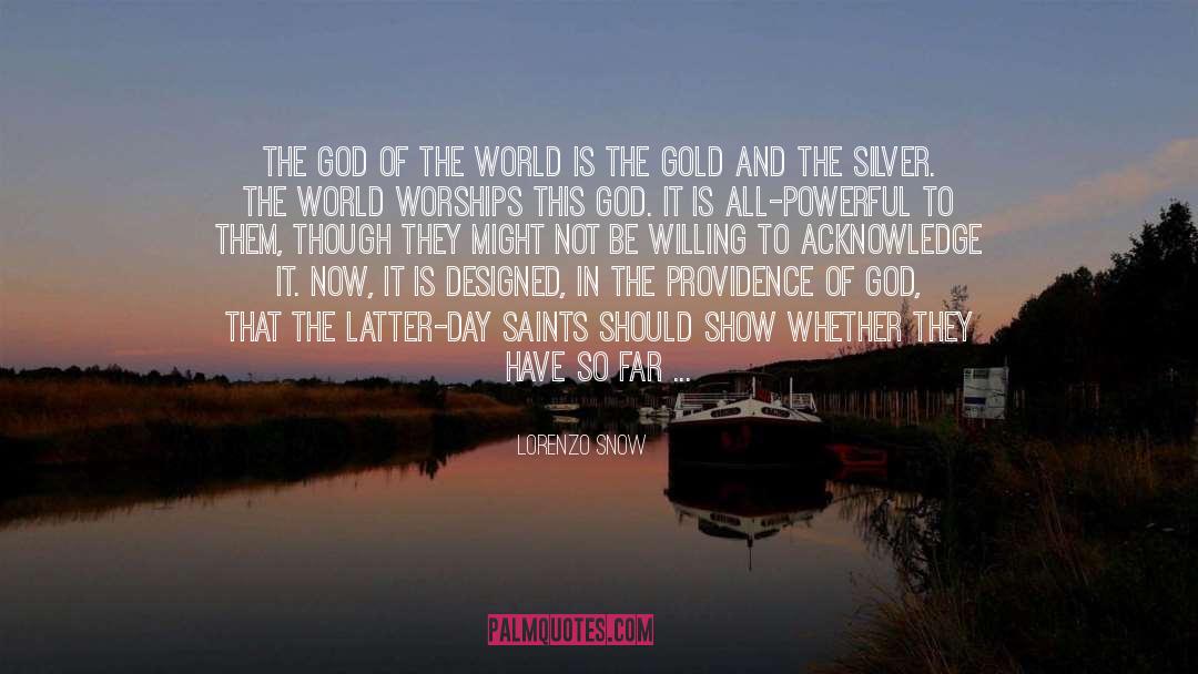 All Saints High quotes by Lorenzo Snow