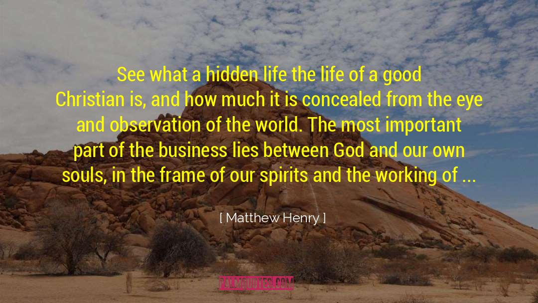 All Seeing quotes by Matthew Henry