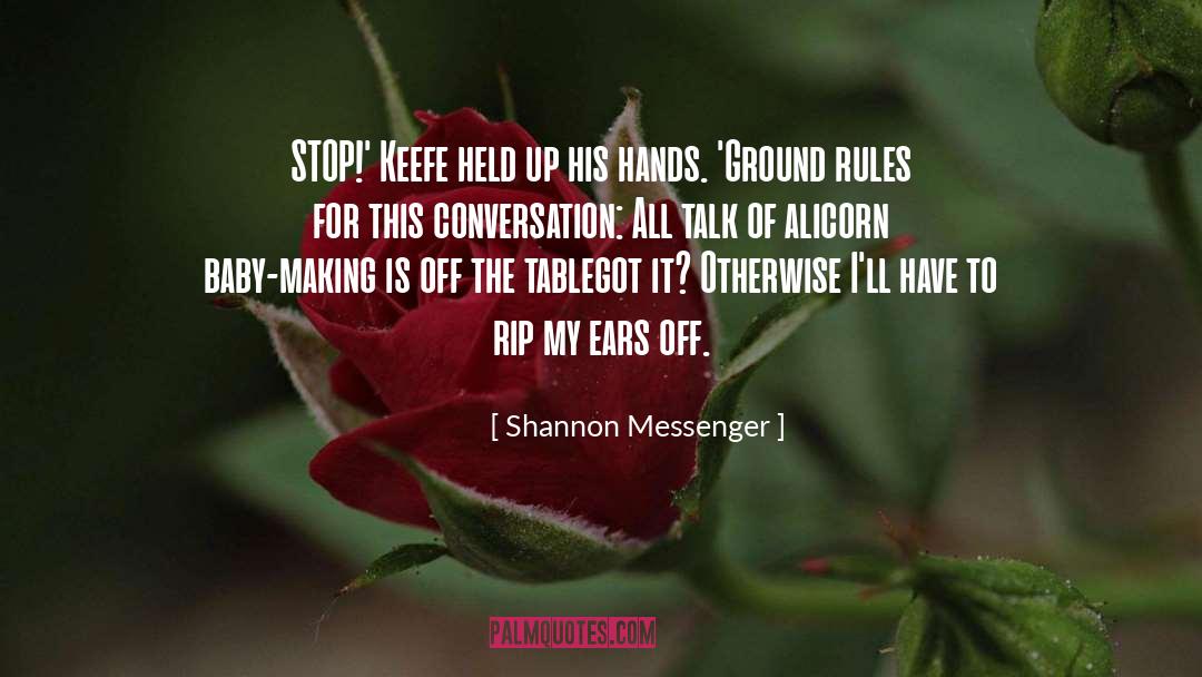 All Talk quotes by Shannon Messenger