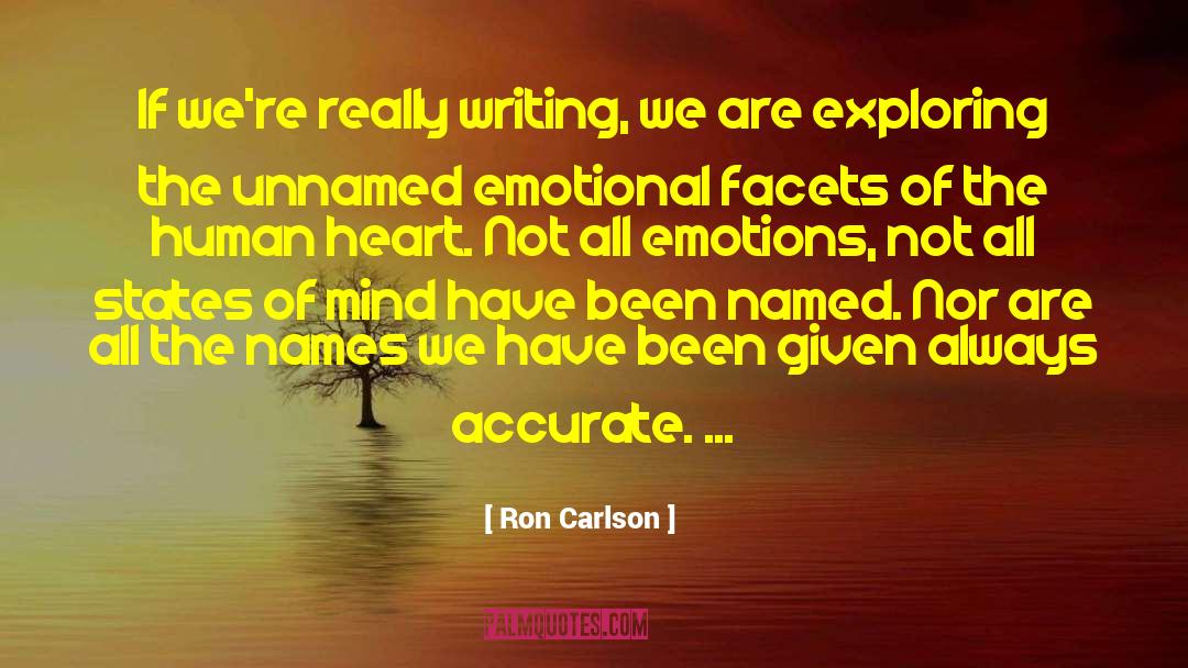 All The Names quotes by Ron Carlson
