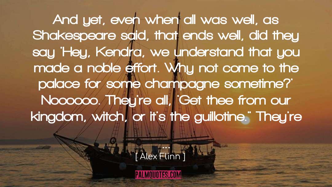 All Was Well quotes by Alex Flinn