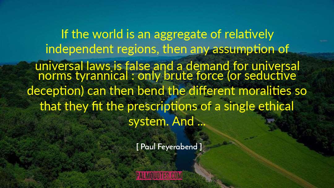 All World Is Selfish quotes by Paul Feyerabend