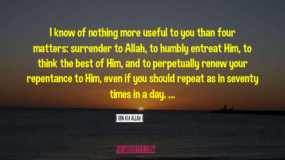 Allah Is Best Planner quotes by Ibn Ata Allah