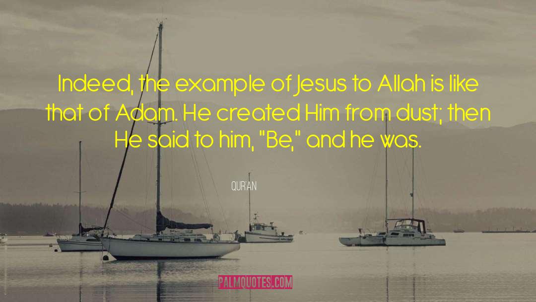 Allah Jesus quotes by Qur'an