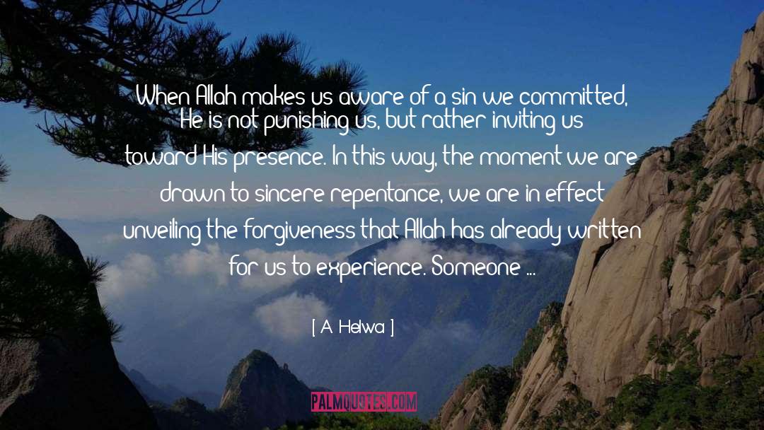 Allah quotes by A. Helwa