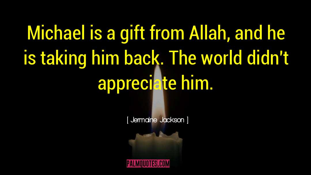 Allah quotes by Jermaine Jackson