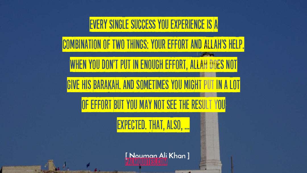 Allah quotes by Nouman Ali Khan