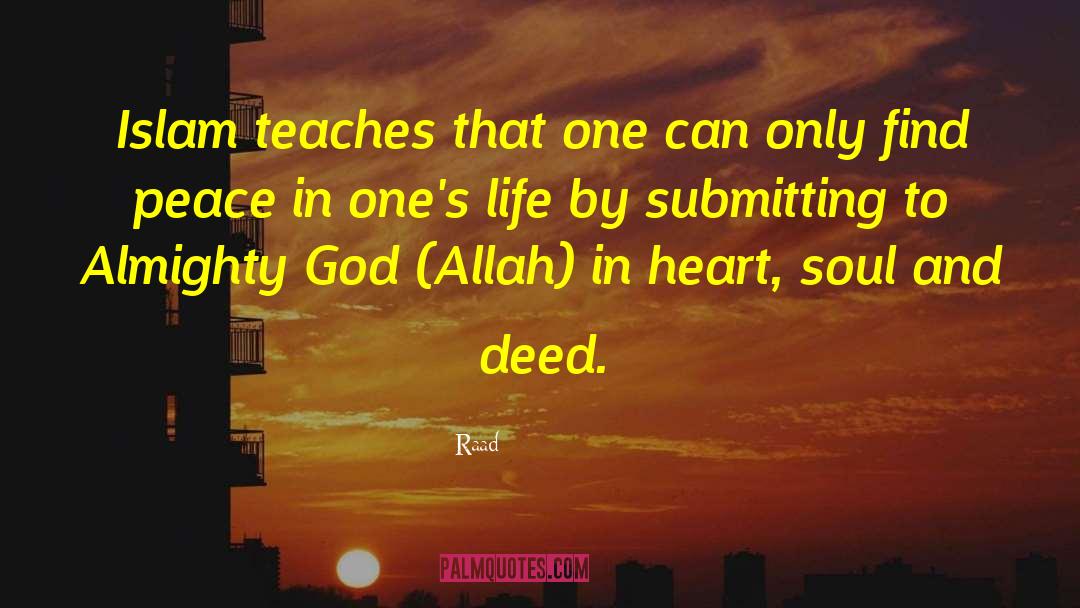 Allah quotes by Raad