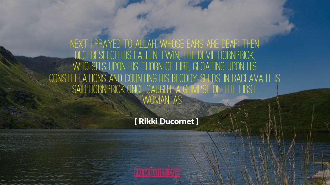 Allah Sab Janta Hai quotes by Rikki Ducornet