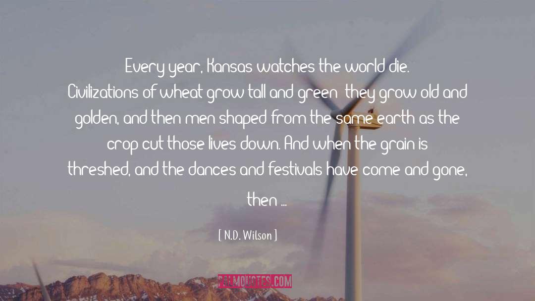 Allan No Is Green quotes by N.D. Wilson