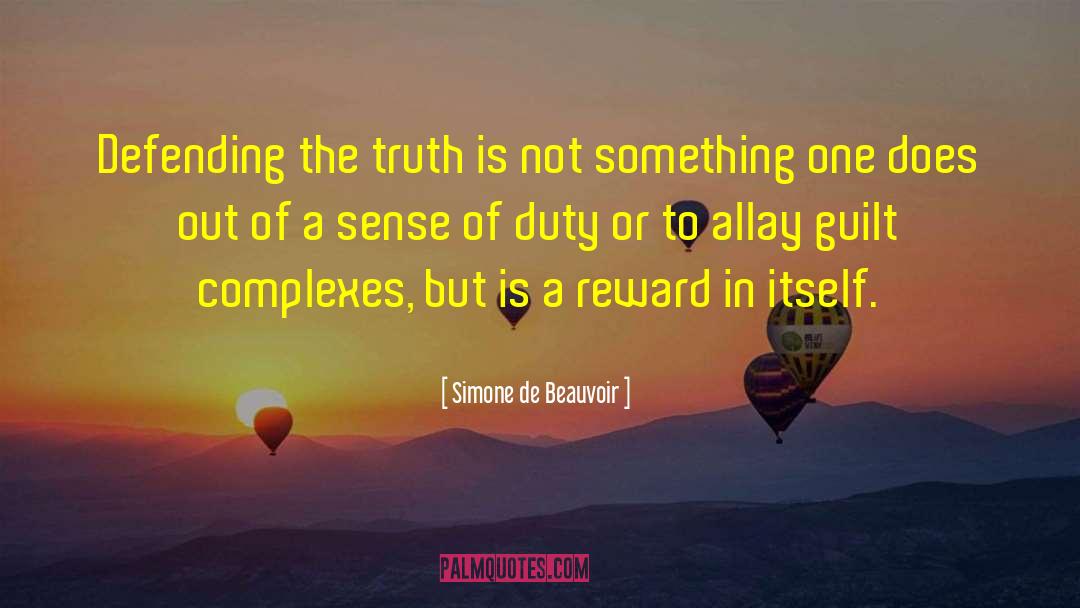 Allay quotes by Simone De Beauvoir