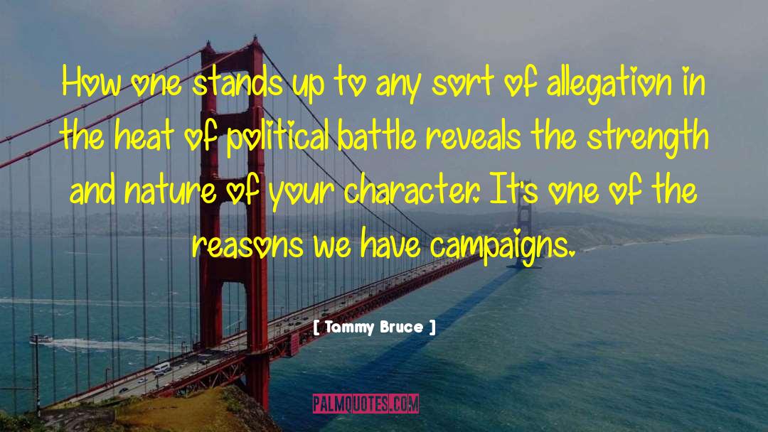 Allegation quotes by Tammy Bruce
