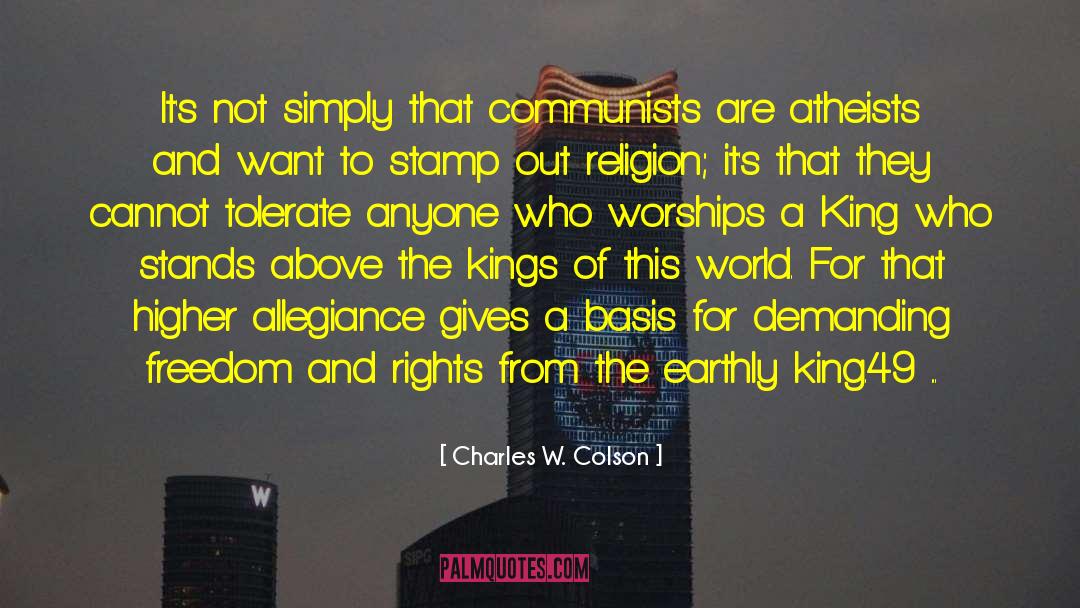 Allegiance quotes by Charles W. Colson