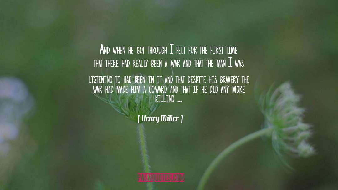 Allegiant War quotes by Henry Miller