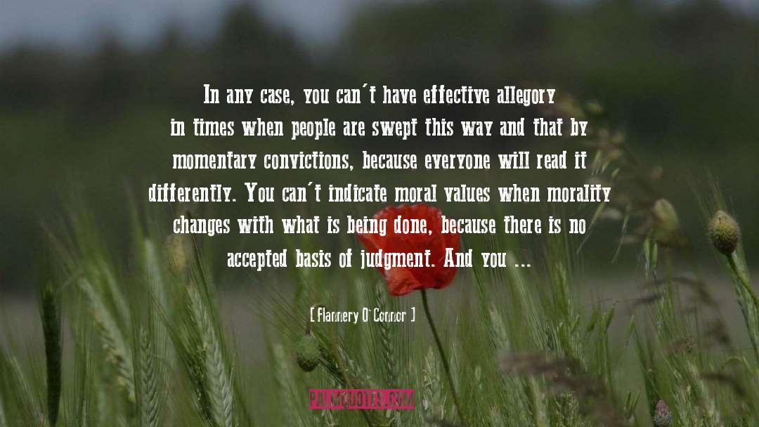 Allegorical Interpretation quotes by Flannery O'Connor