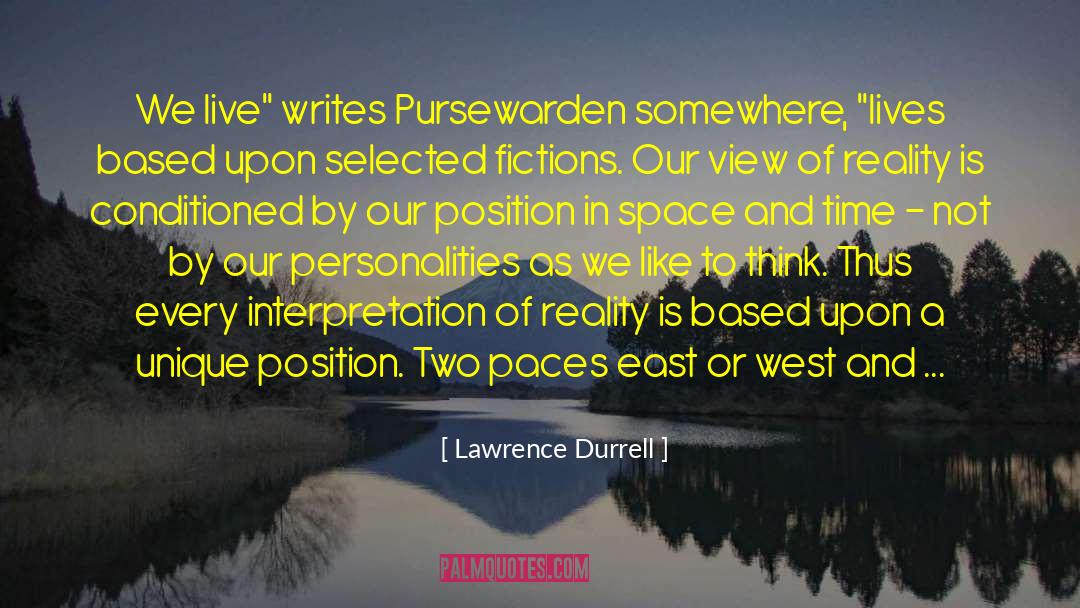 Allegorical Interpretation quotes by Lawrence Durrell