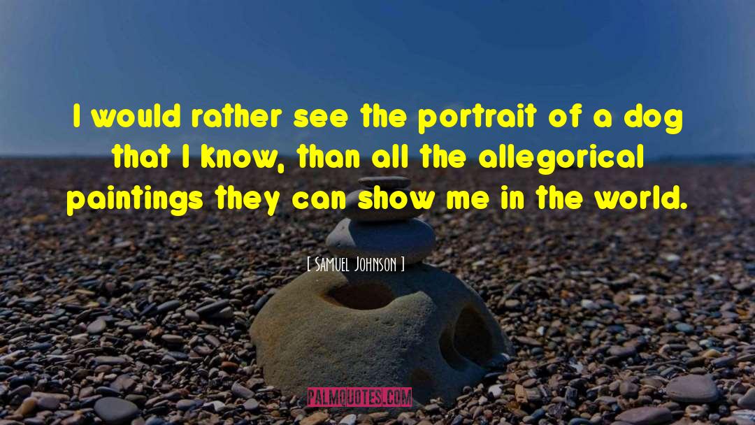 Allegorical quotes by Samuel Johnson