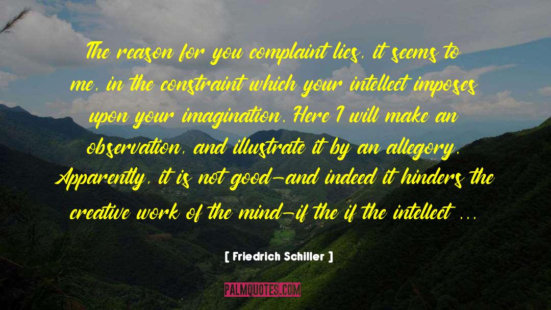 Allegory quotes by Friedrich Schiller