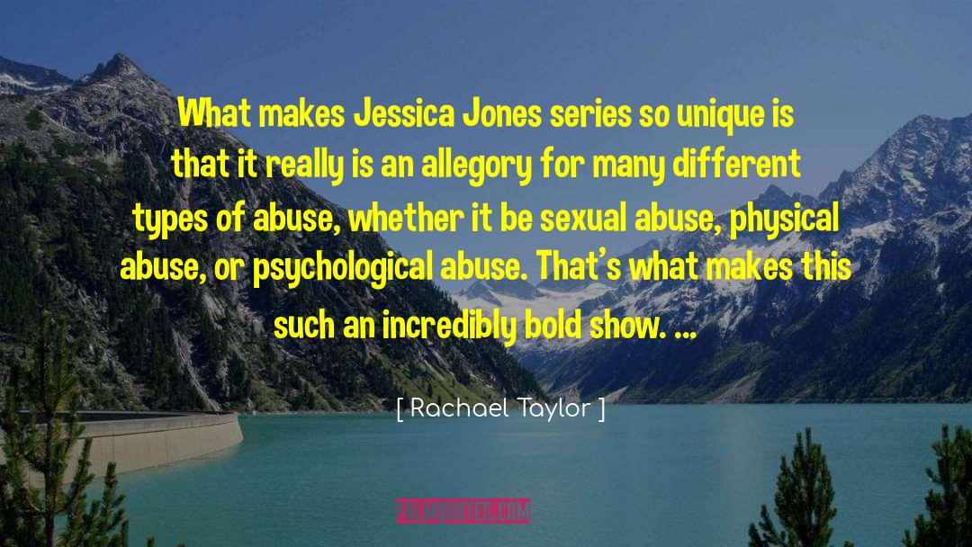 Allegory quotes by Rachael Taylor