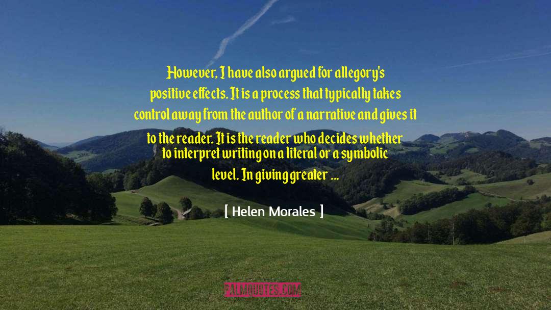 Allegory quotes by Helen Morales