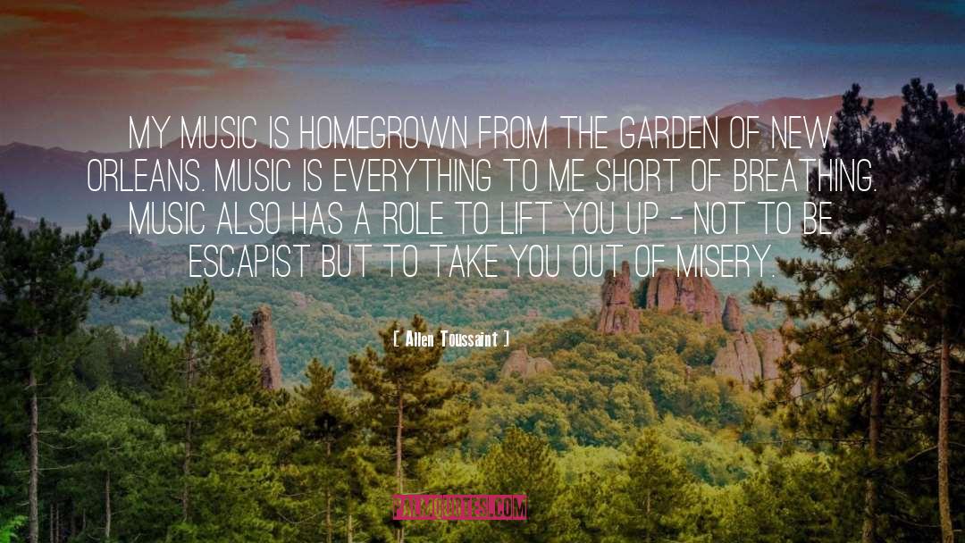 Allen quotes by Allen Toussaint