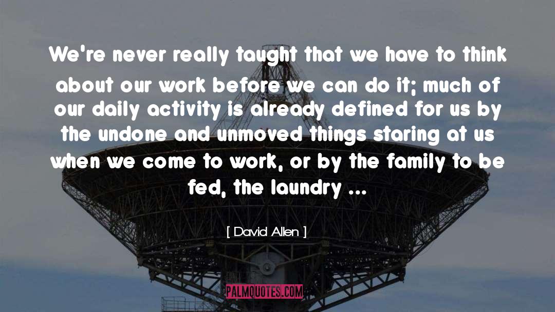 Allen quotes by David Allen