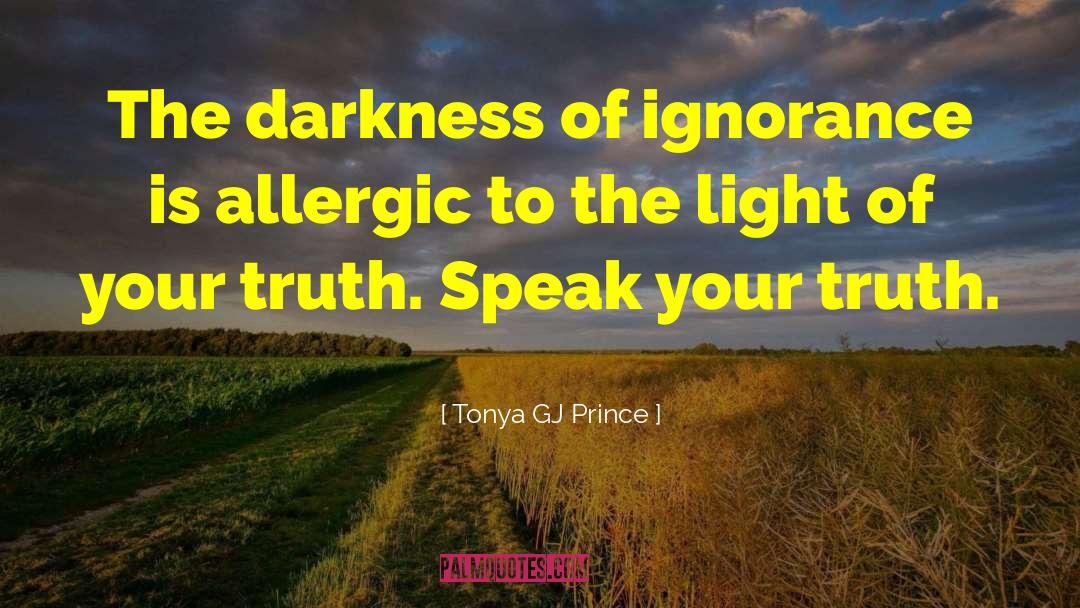 Allergic quotes by Tonya GJ Prince