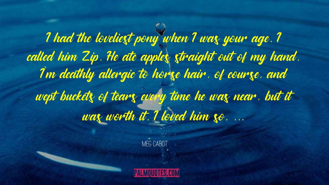 Allergic quotes by Meg Cabot