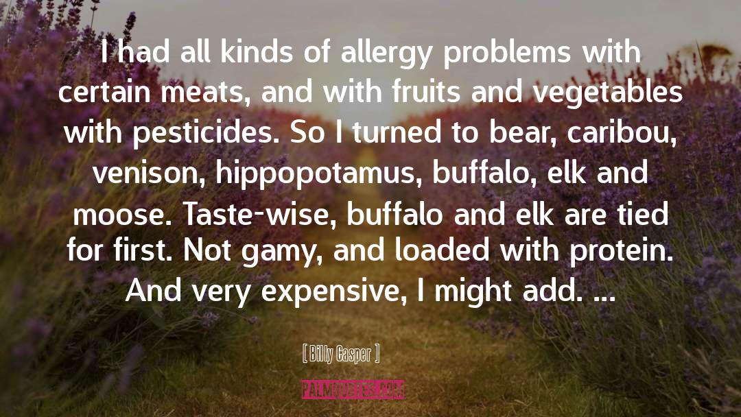 Allergy quotes by Billy Casper