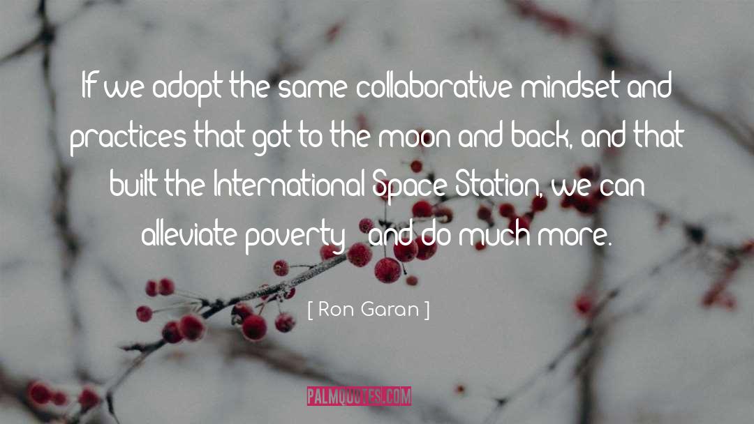 Alleviate quotes by Ron Garan