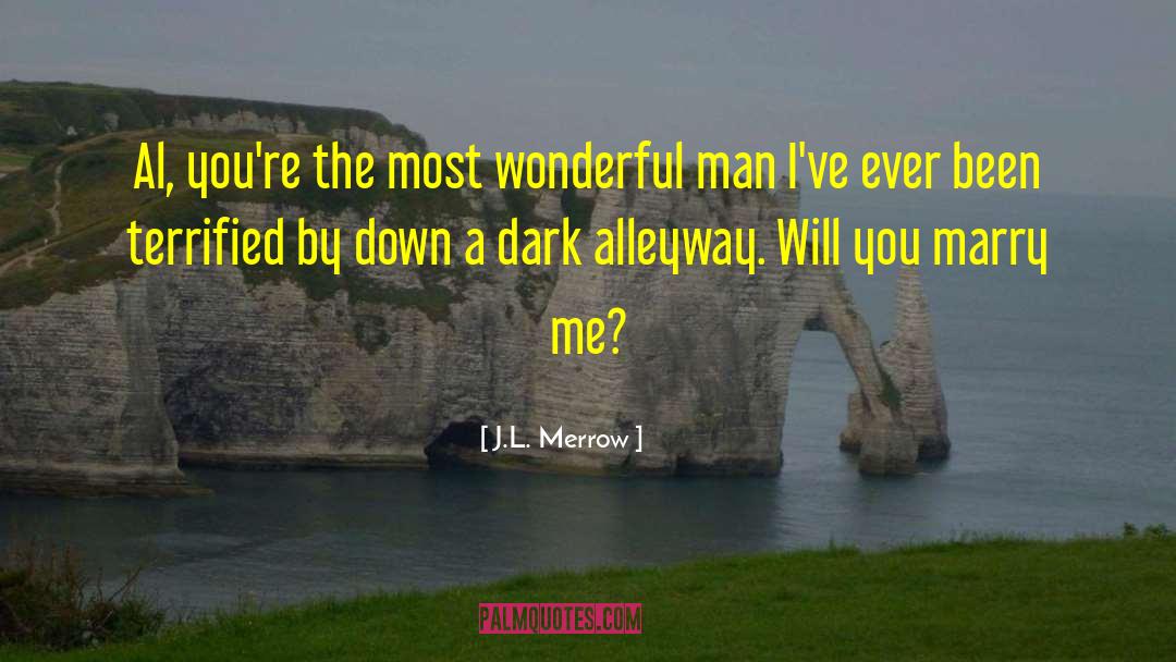 Alleyway quotes by J.L. Merrow