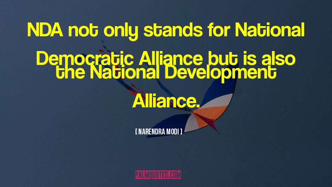 Alliance quotes by Narendra Modi