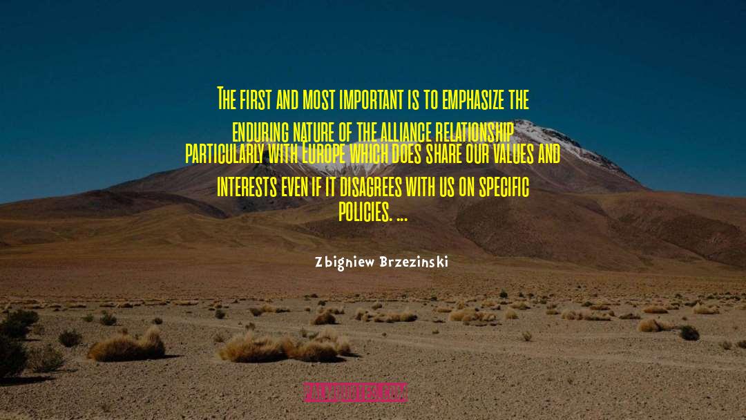 Alliance quotes by Zbigniew Brzezinski