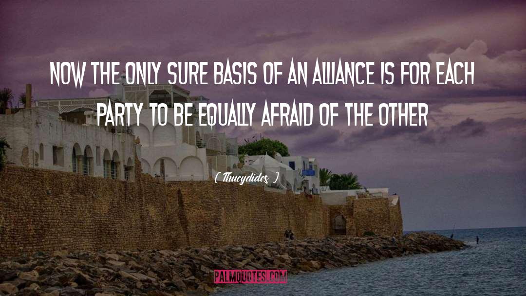 Alliances quotes by Thucydides