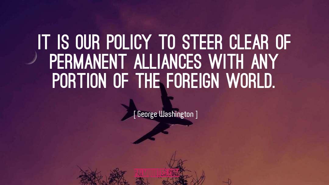 Alliances quotes by George Washington